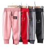 Wholesale custom winter new children's trousers baby thickened warm outer wear pants