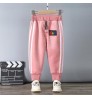 Wholesale custom winter new children's trousers baby thickened warm outer wear pants