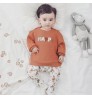 INS Baby Fox Trousers Infant Pants Drawstring Solid Toddler Bottoms Boutique Unisex Drawstring Pants