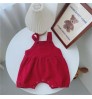 Wholesale baby newborn overalls organic suspender trousers baby overalls