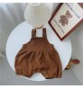 Wholesale baby newborn overalls organic suspender trousers baby overalls