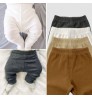 Factory wholesale new design boutique unisex baby ribbed long pants cotton leggings autumn baby clothes baby boy trousers