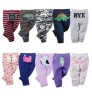 Baby clothes kids classic cartoon print embroidery trousers casual pants for baby girl