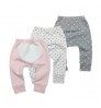 Redkite cartoon ass pattern beam foot soft cotton long pants baby