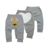 Redkite cartoon ass pattern beam foot soft cotton long pants baby