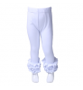 Latest children pants trousers high waist autumn and winter casual baby girls ruffled leggings