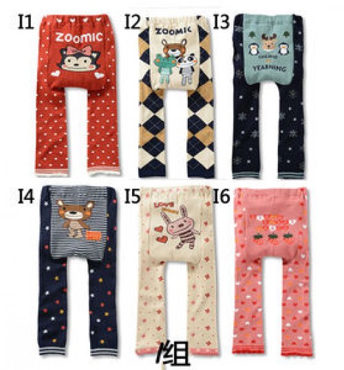 Small MOQ stock baby and kids PP pants baby girls leggings