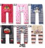 Small MOQ stock baby and kids PP pants baby girls leggings