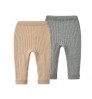 Organic rib knit baby leggings Sustainable Baby Pants Toddler Joggers eco-friendly cotton baby Joggers