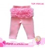 Best selling wholesale baby mint kids cotton leggings fashion baby dance ruffle butts leggings made in China