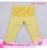 Best selling wholesale baby mint kids cotton leggings fashion baby dance ruffle butts leggings made in China