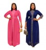 African fashion split skirt with pants two-piece Chiffon bedding design skirt plus size loose longuette